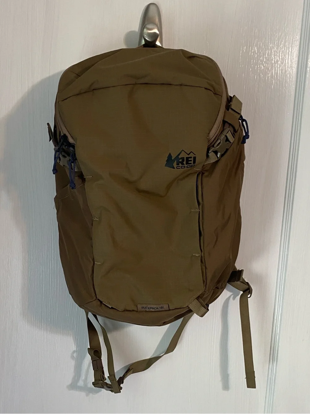 REI brown backpack